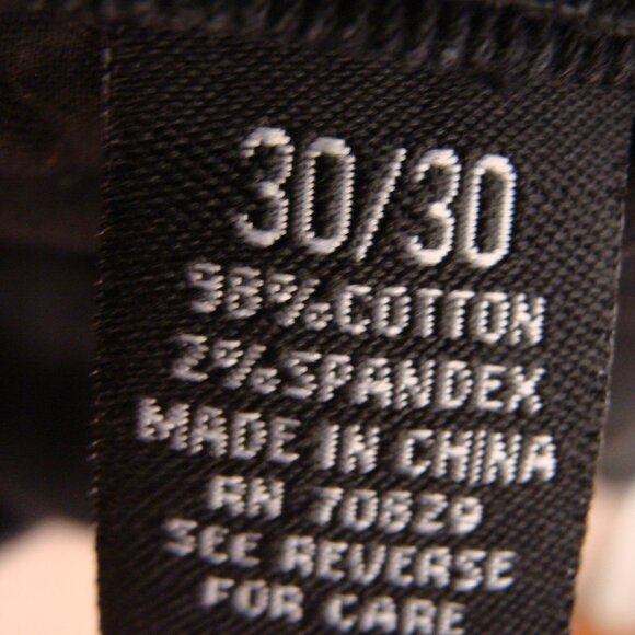 BLACK BRAND Black Wash DISTRESSED/DESTROYED "SKINNY Flex" MOTTO Jeans Sz 30/30 - Picture 4 of 5